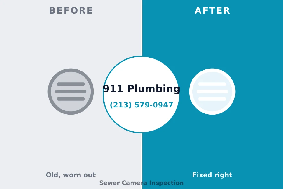 Before and after: plumbing company Roanoke, IN